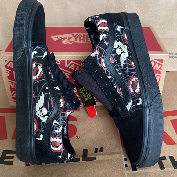 Vans Old Glow Frights Black/Black Men’s - Picture 12 of 16